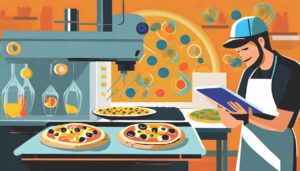 pizza making automation illustration